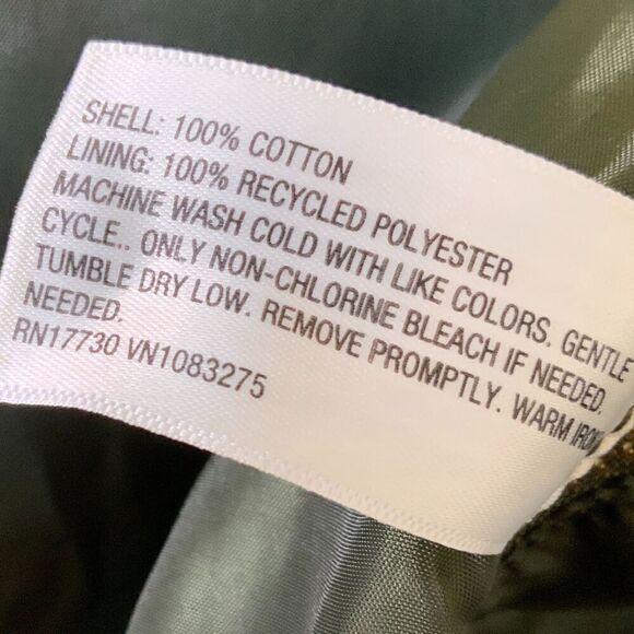 Universal Thread Green Utility Adjustable Collar Button-Up Jacket Size Medium - Picture 15 of 15